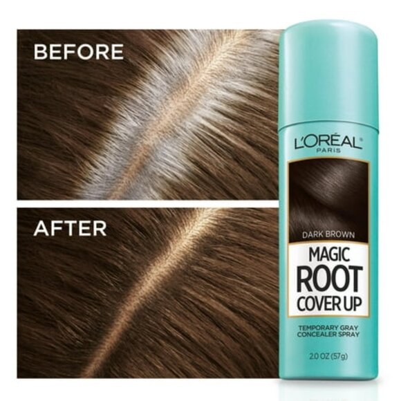 L'Oreal Paris Magic Root Cover Up, Bright Red, Aerosol, 2 oz - Picture 3 of 4